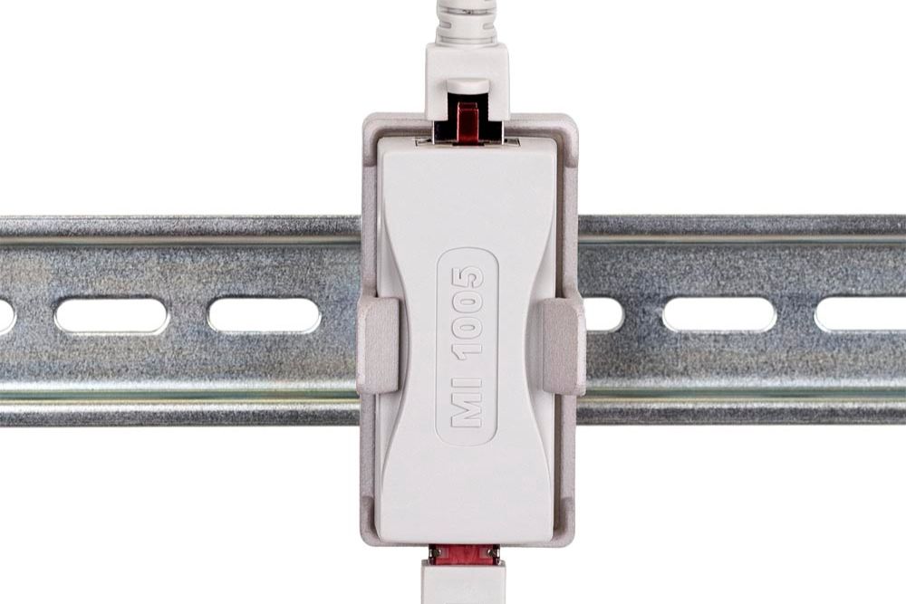 MI 1005/MI 2005 Halterung inkl. Hutschienenadapter