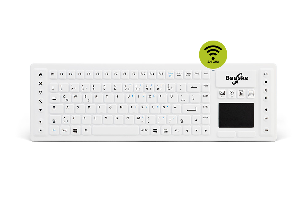 Baaske BLT02 Medizinische Wireless Tastatur (DE)