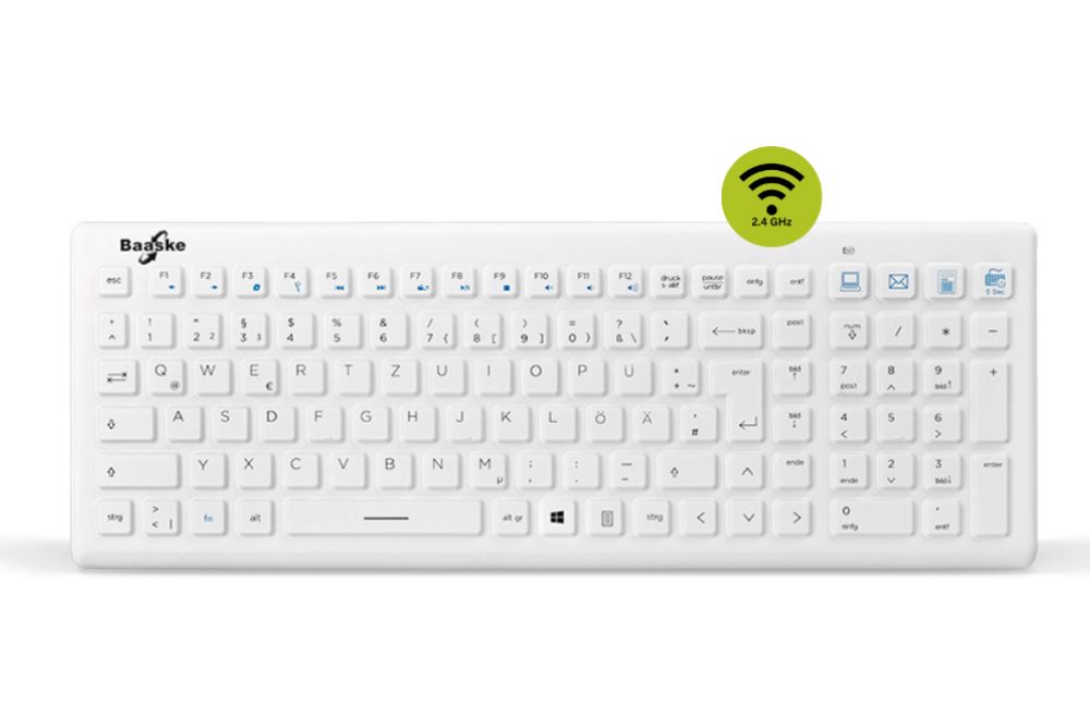 Medizinische Wireless Tastatur Baaske BF01 (DE)
