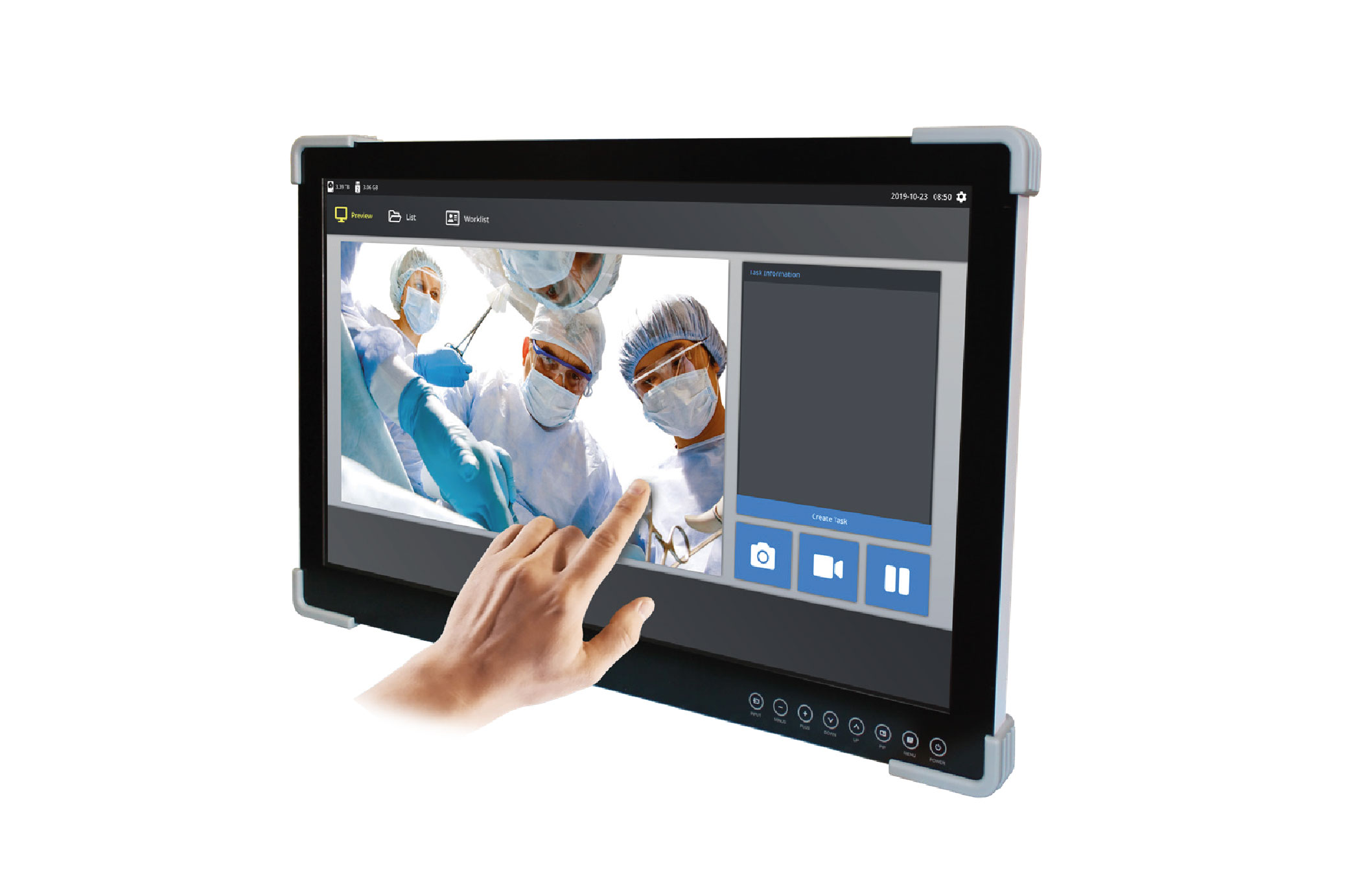 FSN FM-E2701DG 27" 4K , 12G SDI Medizinischer Touchmonitor