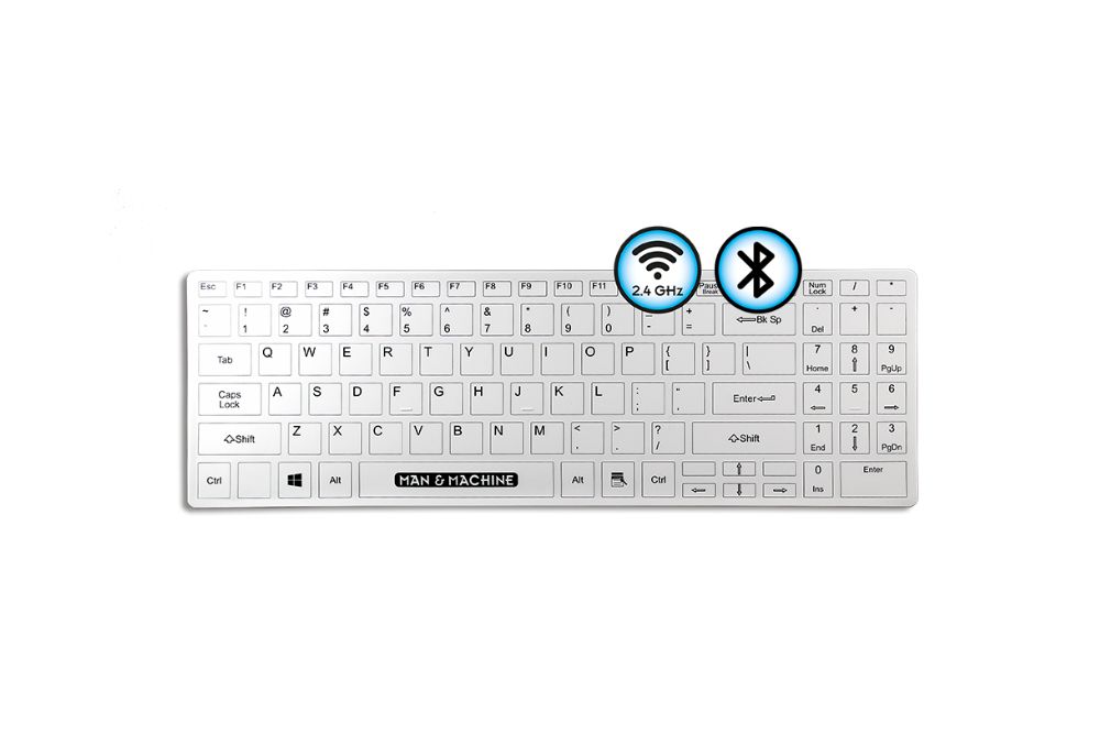 Man & Machine Tastatur It's Cool Flat Wireless (DE)