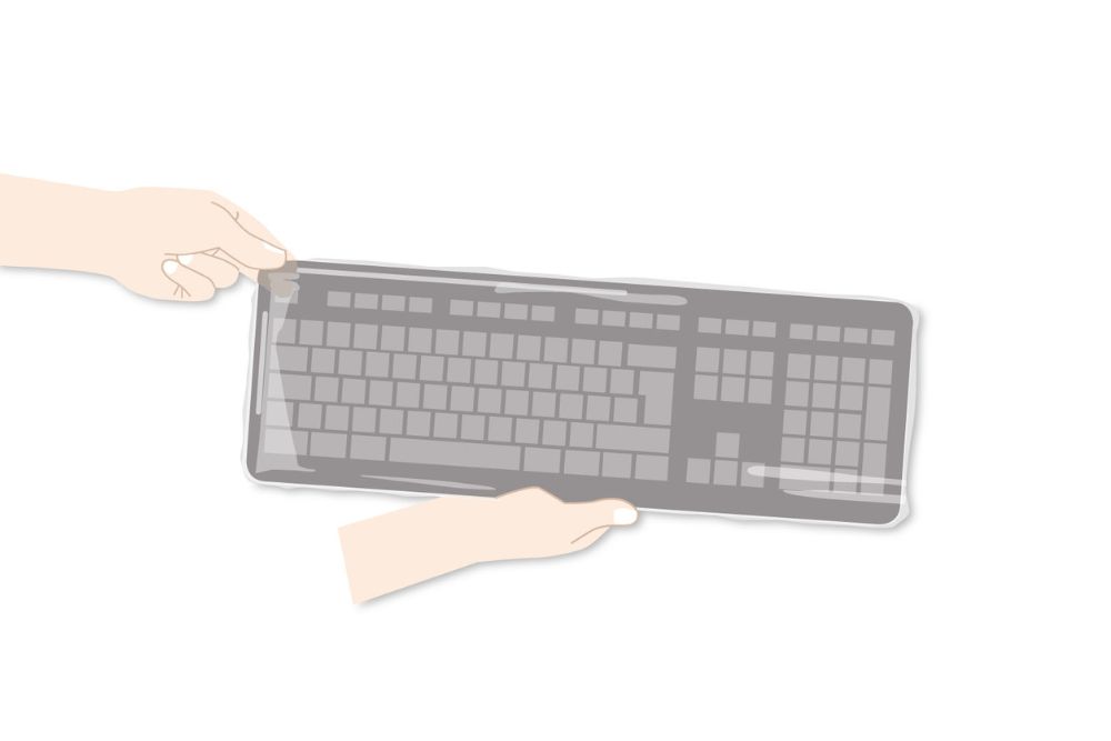 Über Tastatur ziehen