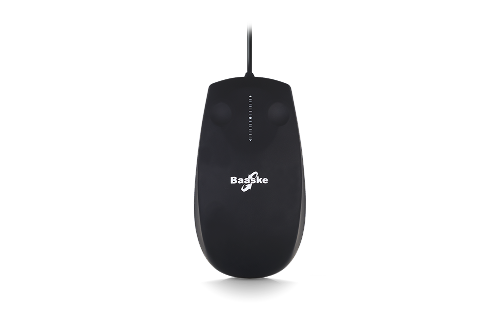 Medizinische Silikon Laser Maus LS01 – Schwarz